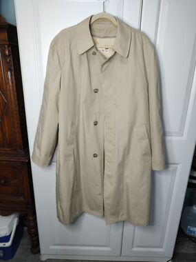 Stanley Blacker Classic Lined Trench Coat 38 Reg
